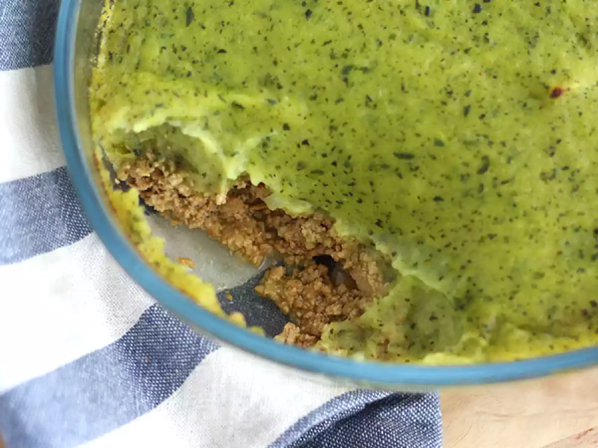 Empadão/Escondidinho vegano de curgete/abobrinha e tofu - foto 2