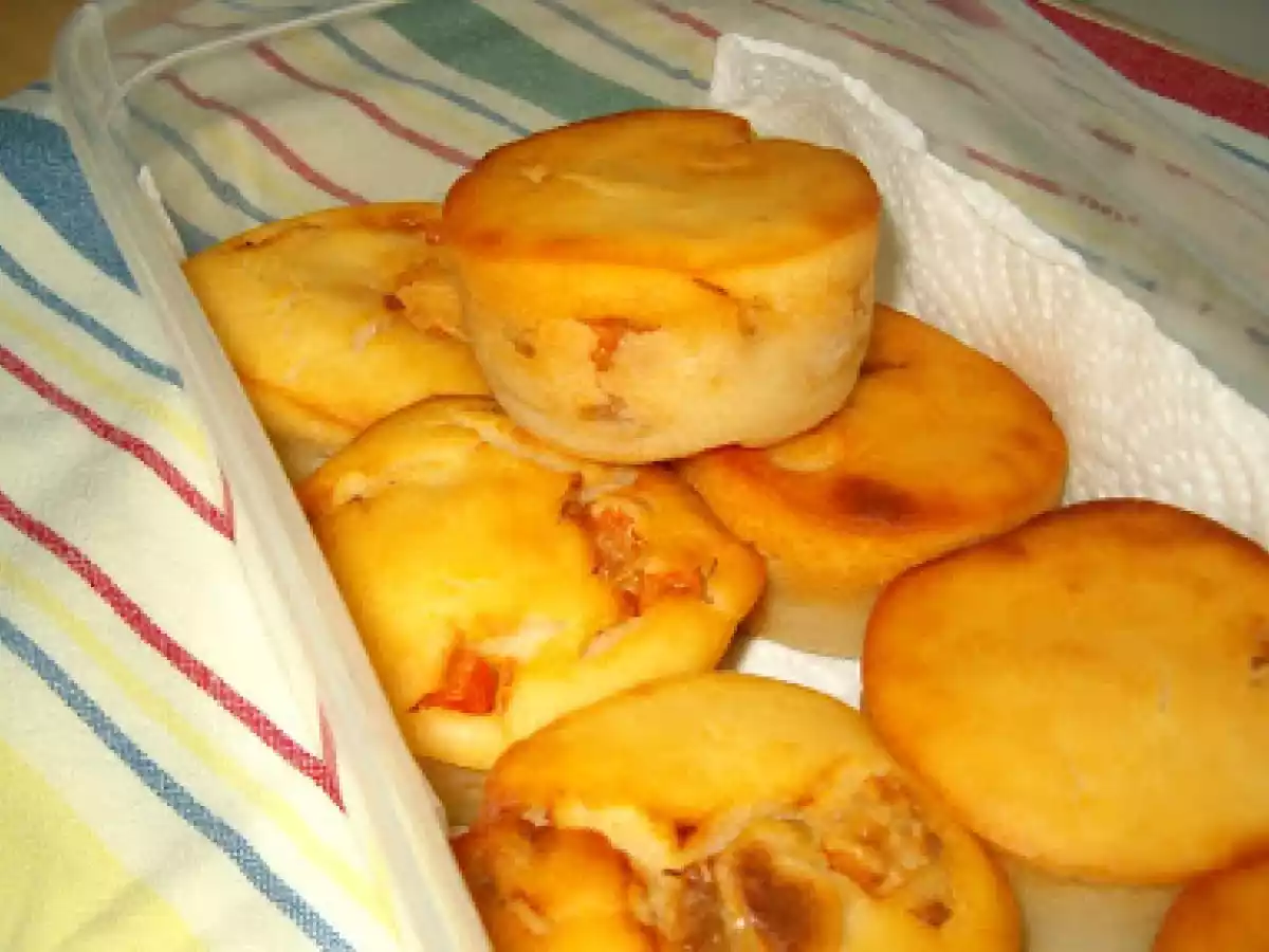 Empadas fofas de frango