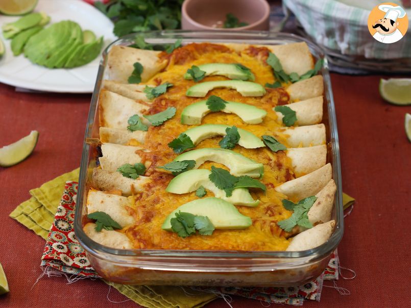 Enchiladas vegetarianas, foto 1