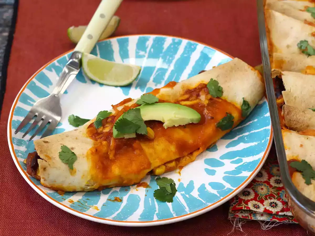 Enchiladas vegetarianas - foto 4