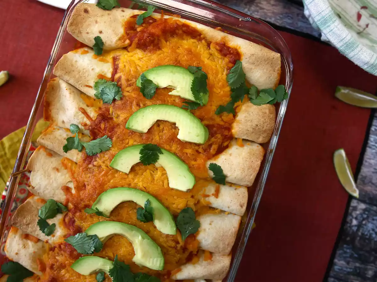 Enchiladas vegetarianas - foto 6
