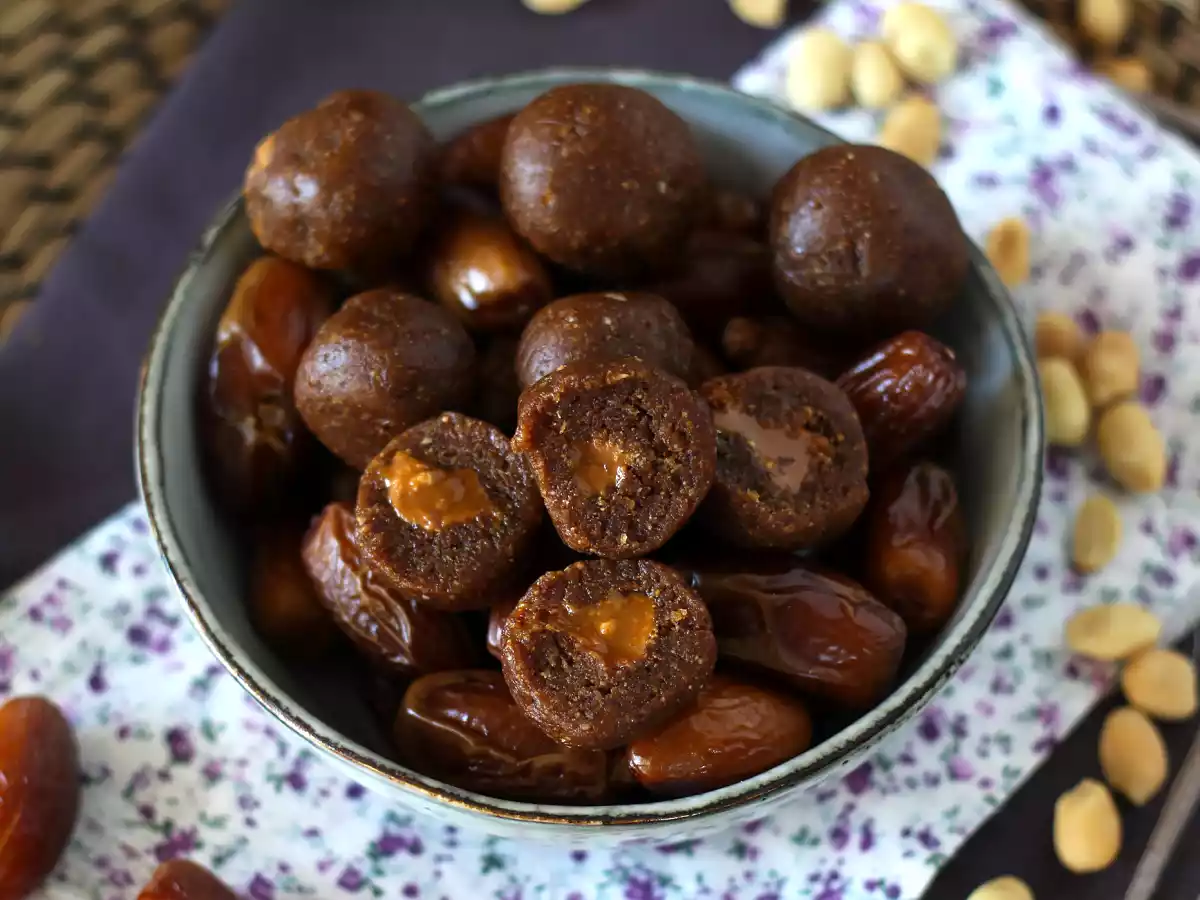 Energy balls de tâmaras com pasta de amendoim - foto 5