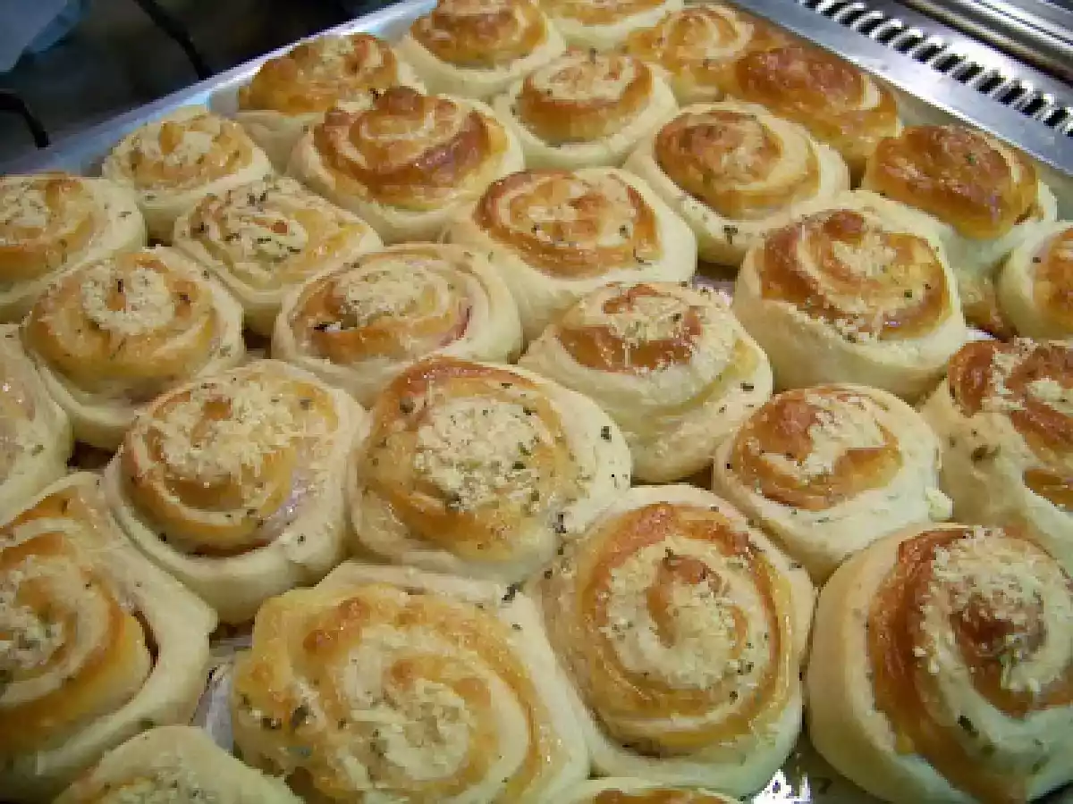 Enrolado de Presunto e Queijo