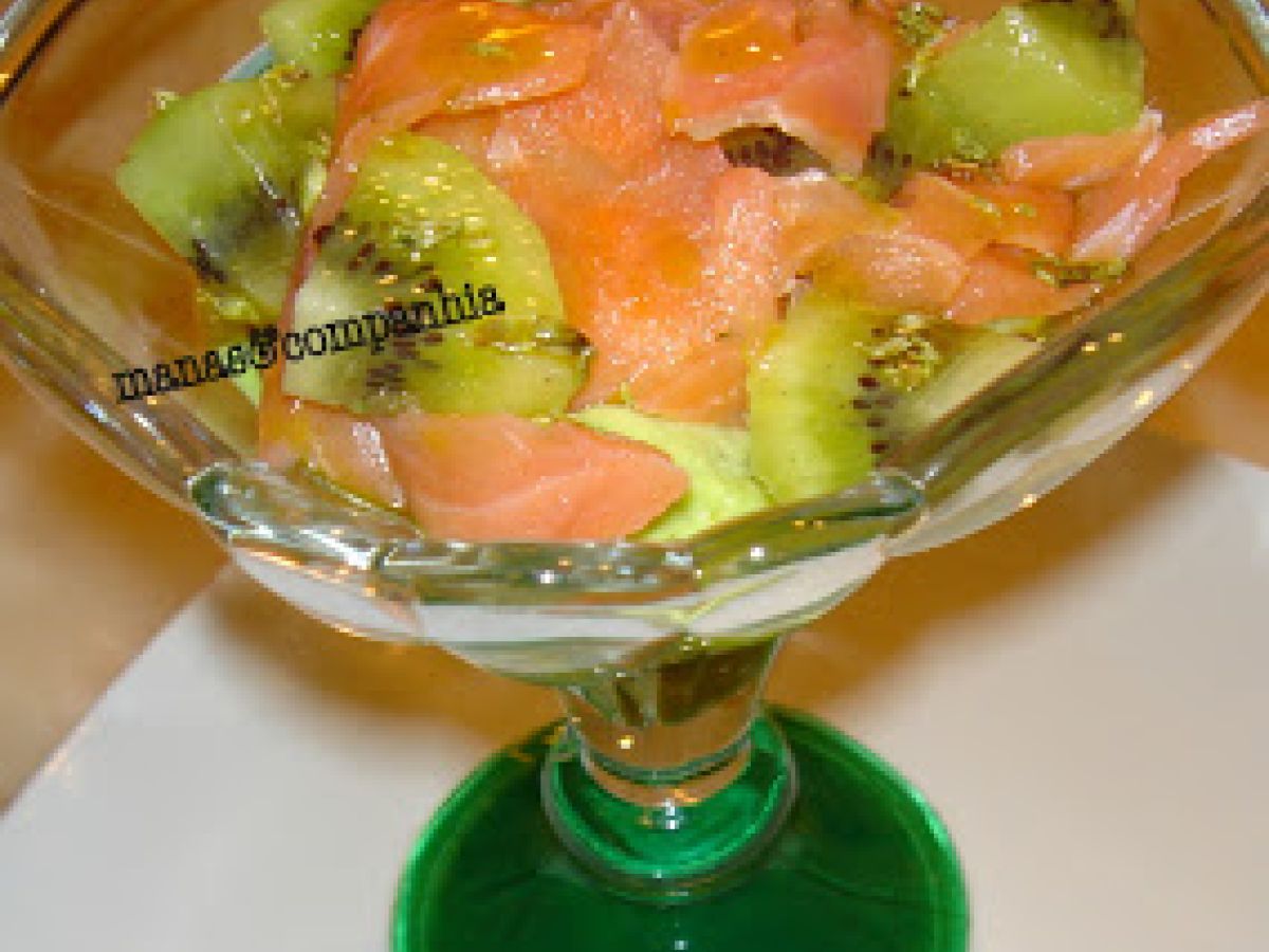 Entrada de Abacate, Salmão e Kiwi (isa)