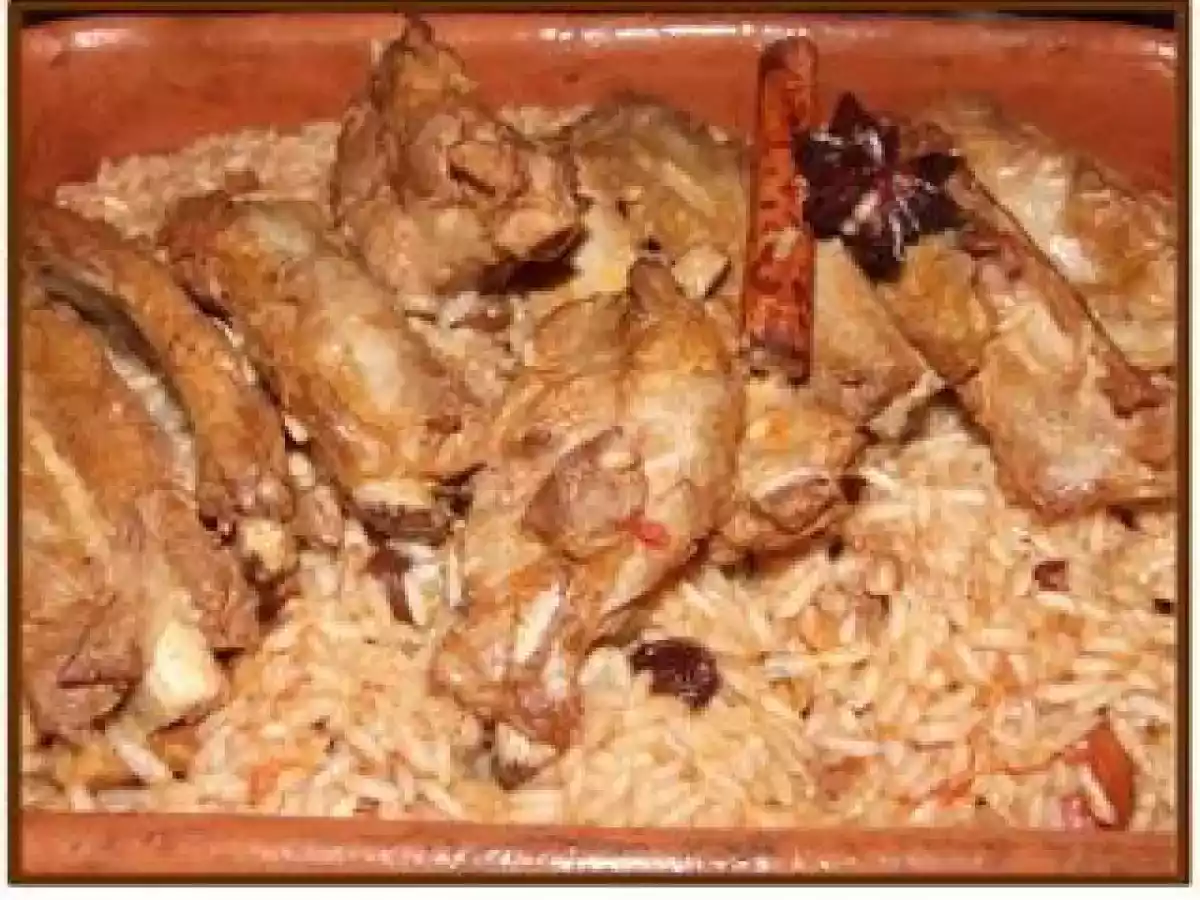 Entrecosto com arroz