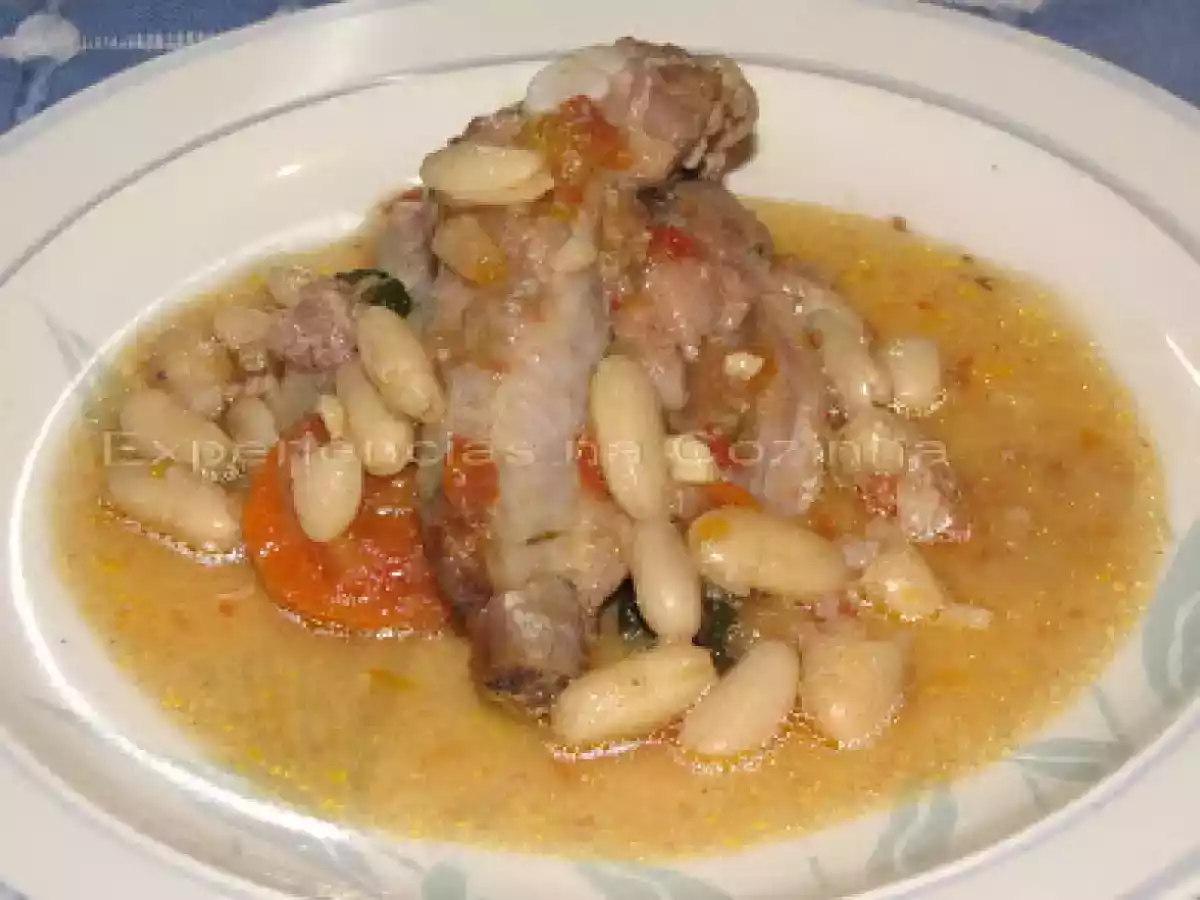 Entrecosto com Feijão Branco