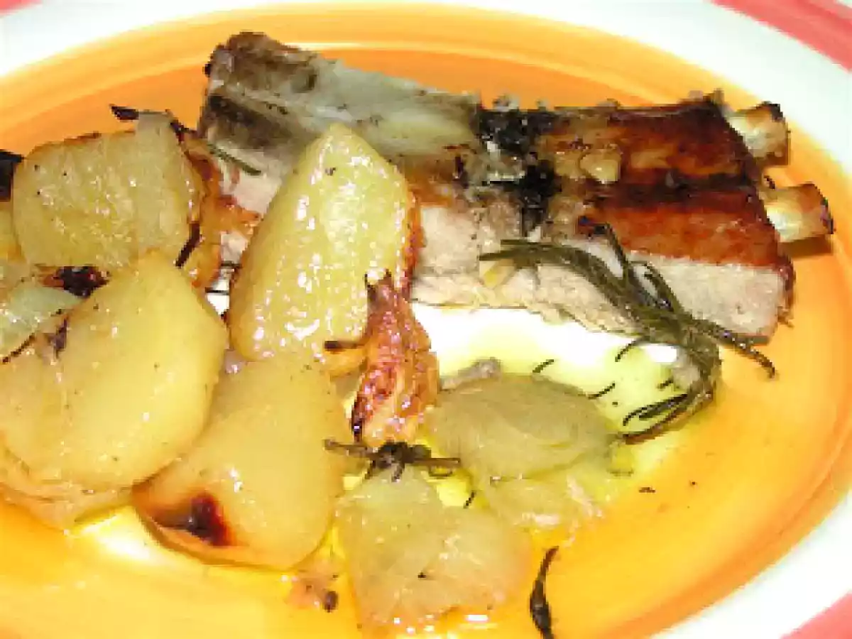 Entrecosto no forno