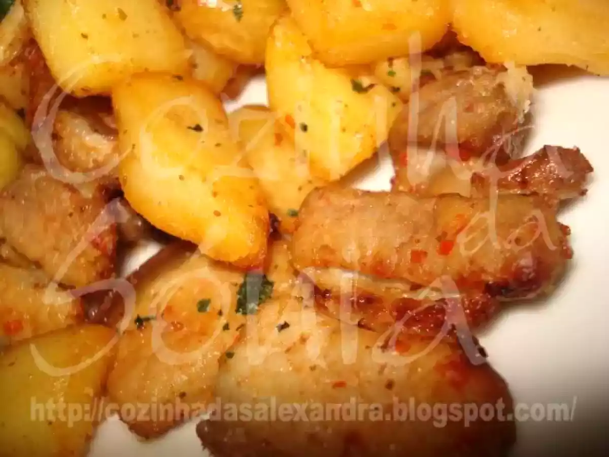 ENTREMEADA COM BATATA E CASTANHAS NA ACTIFRY...