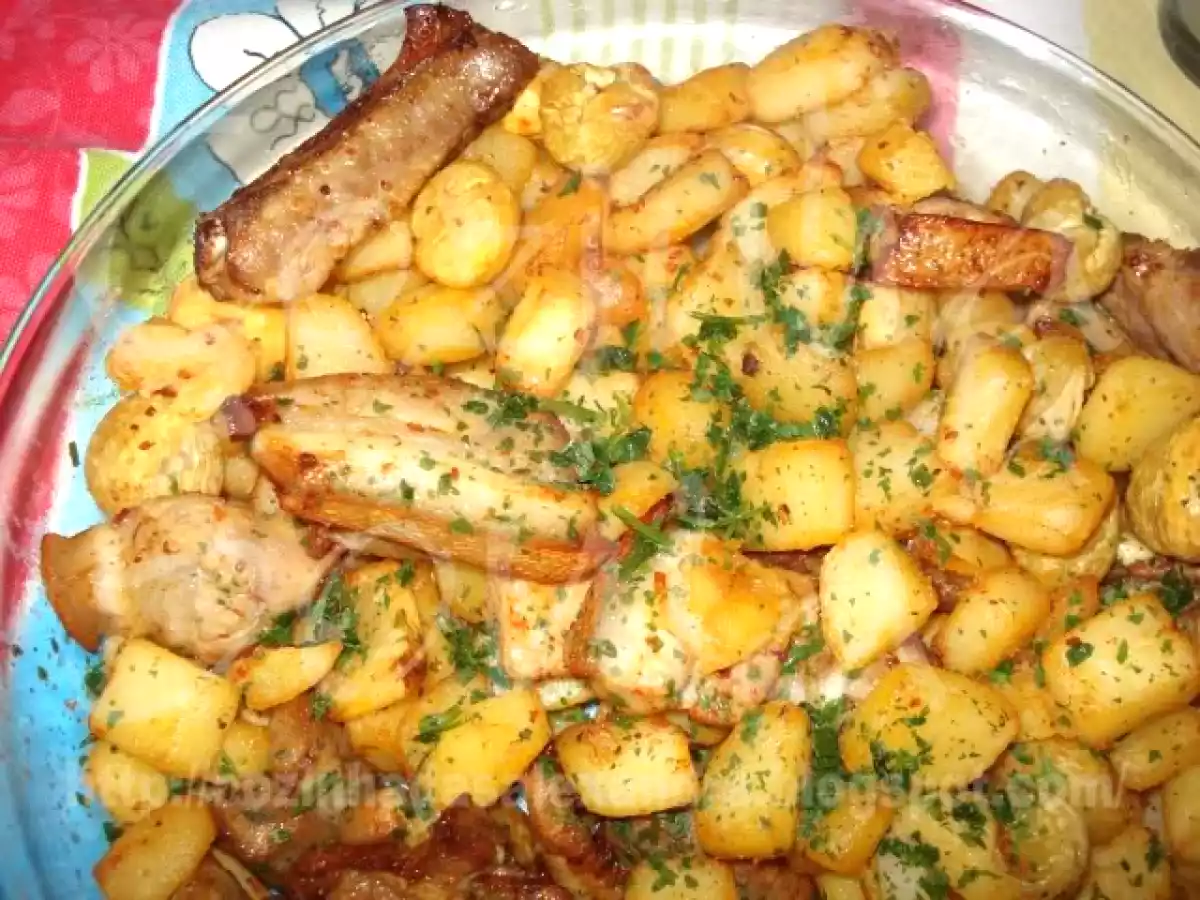 ENTREMEADA COM BATATA E CASTANHAS NA ACTIFRY... - foto 2