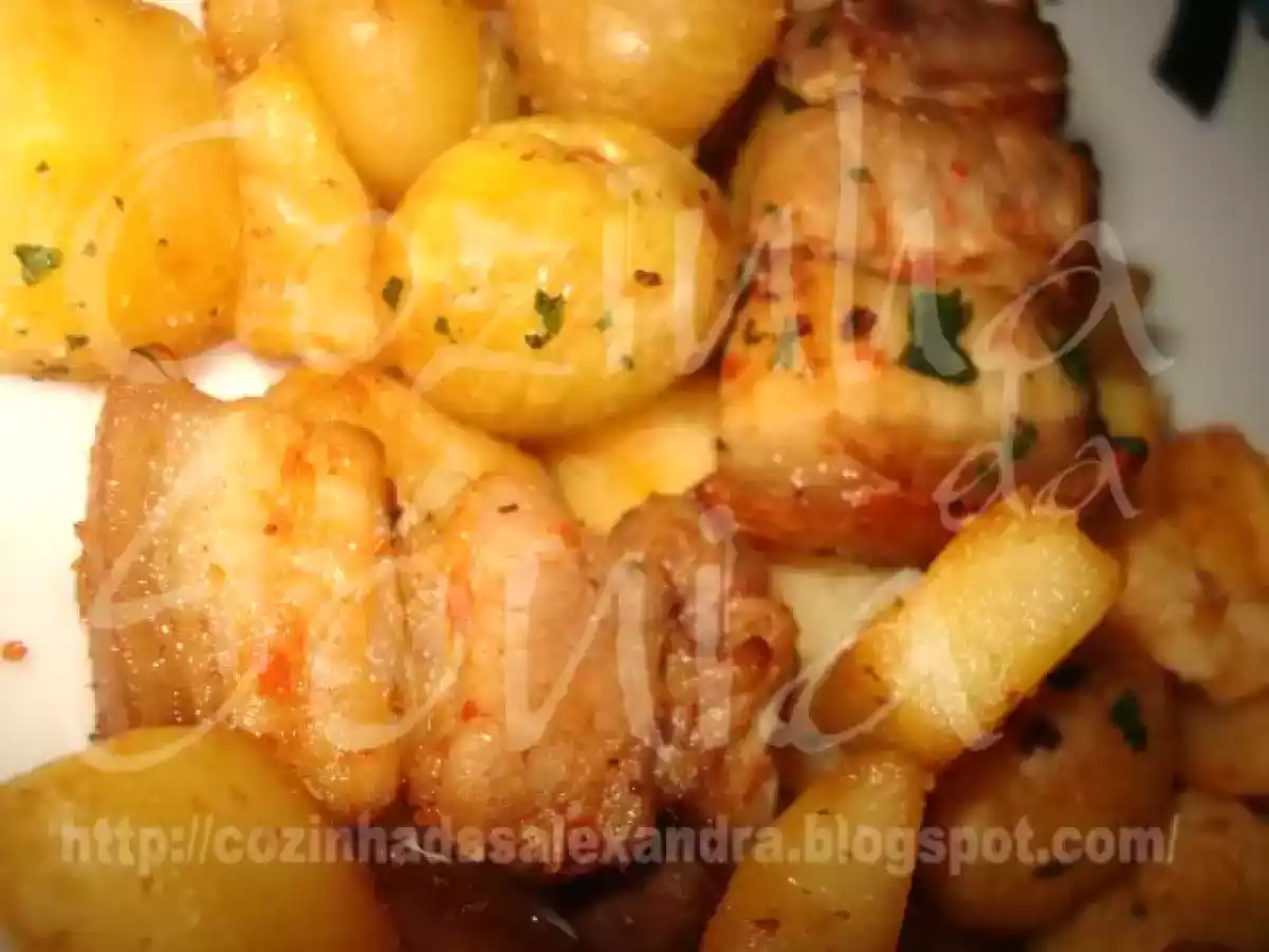 ENTREMEADA COM BATATA E CASTANHAS NA ACTIFRY... - foto 6