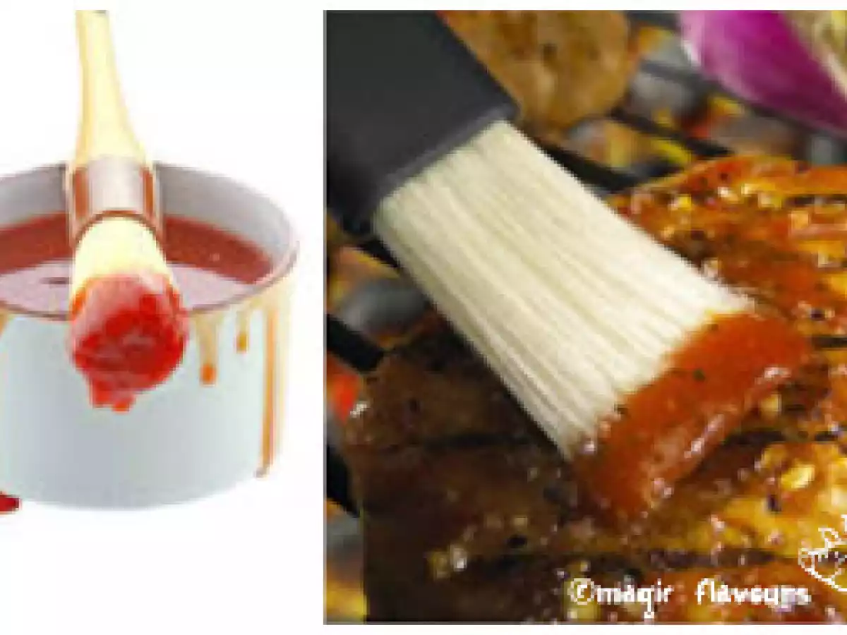 Entremeada com molho barbecue