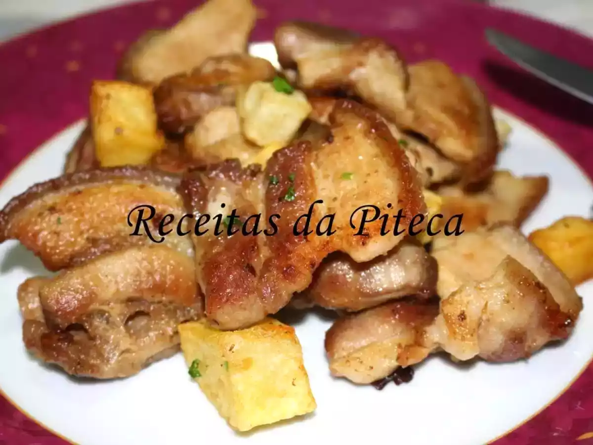 Entremeadas salteadas com batatas fritas - foto 2