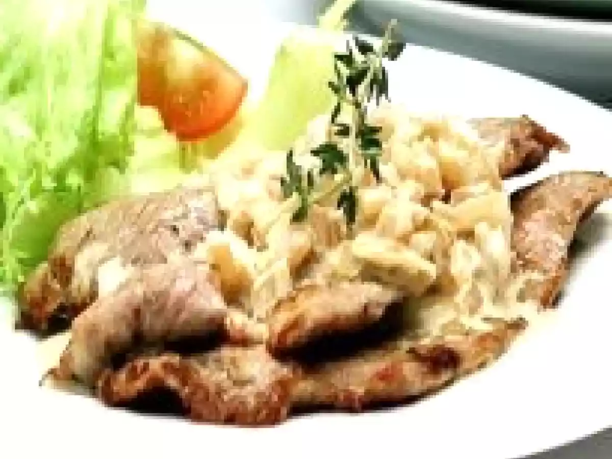 Escalope de filé mignon ao molho de uísque