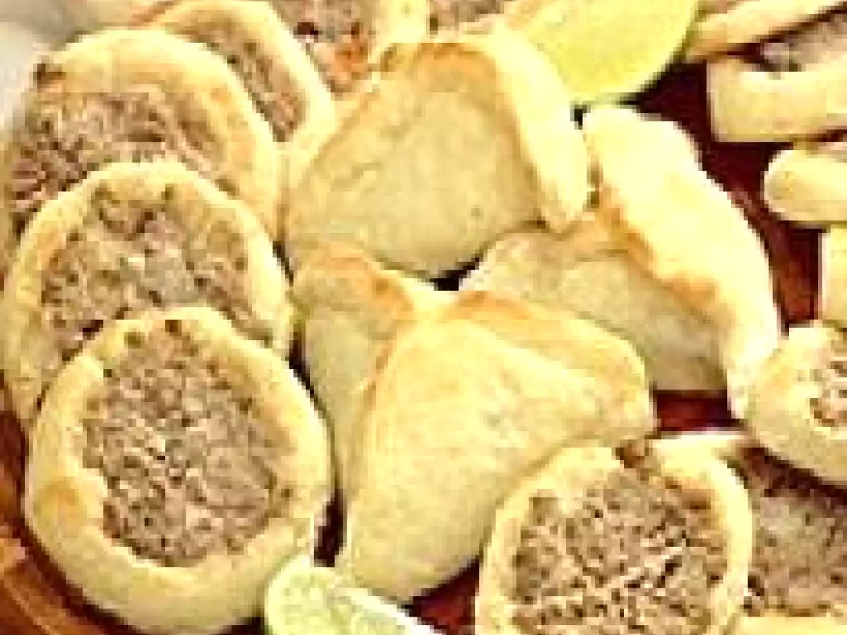 Esfihas de Carne, de Verduras e de Ricota