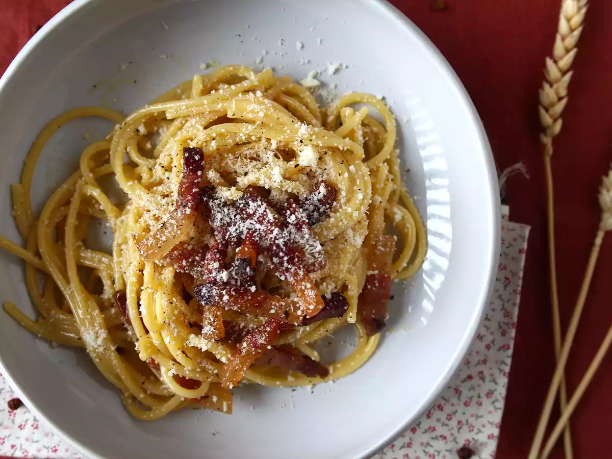 Espaguete à Carbonara, a receita italiana com sabor autêntico! - foto 5