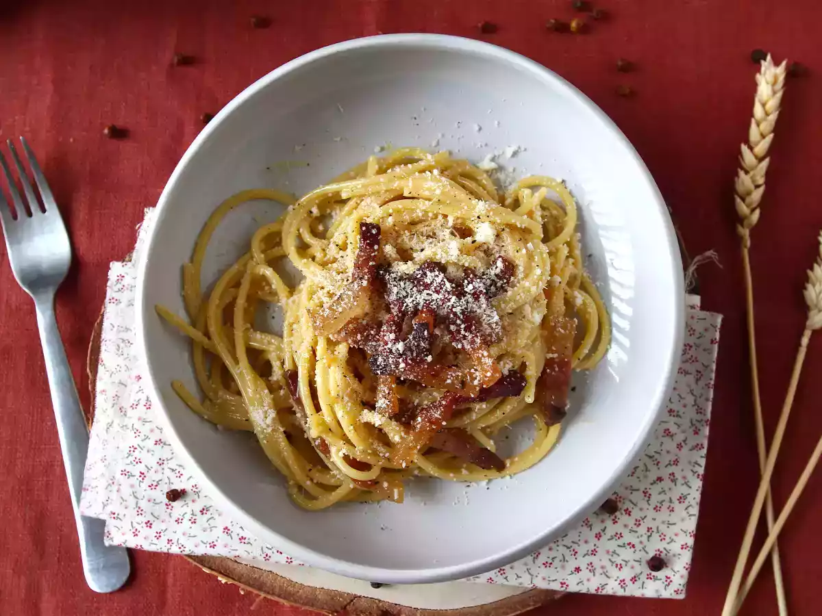 Espaguete à Carbonara, a receita italiana com sabor autêntico! - foto 6