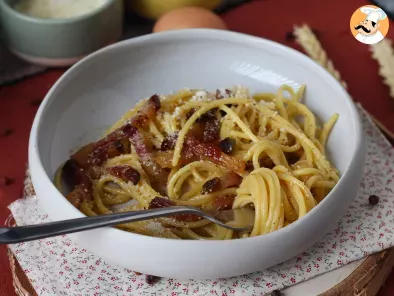 Espaguete à Carbonara, a receita italiana com sabor autêntico! - foto 4