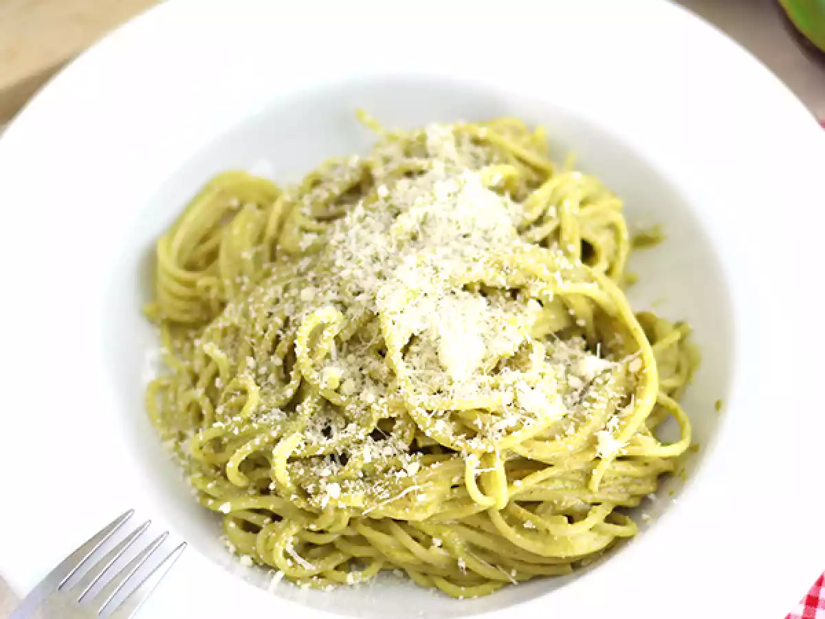 Espaguete à carbonara (com abacate), versão vegetariana - foto 2