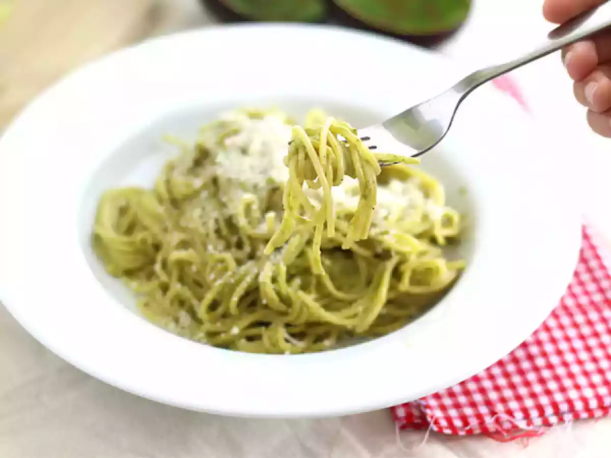 Espaguete à carbonara (com abacate), versão vegetariana - foto 3