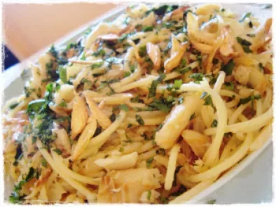 Espaguete com Lascas de Bacalhau - foto 2