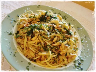 Espaguete com Lascas de Bacalhau - foto 3