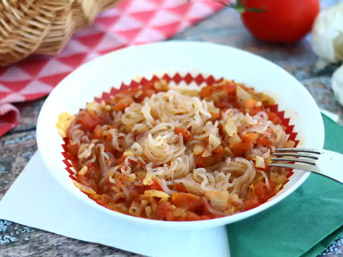 Espaguete Konjac ao molho provençal (Vegan e sem gluten) - foto 3