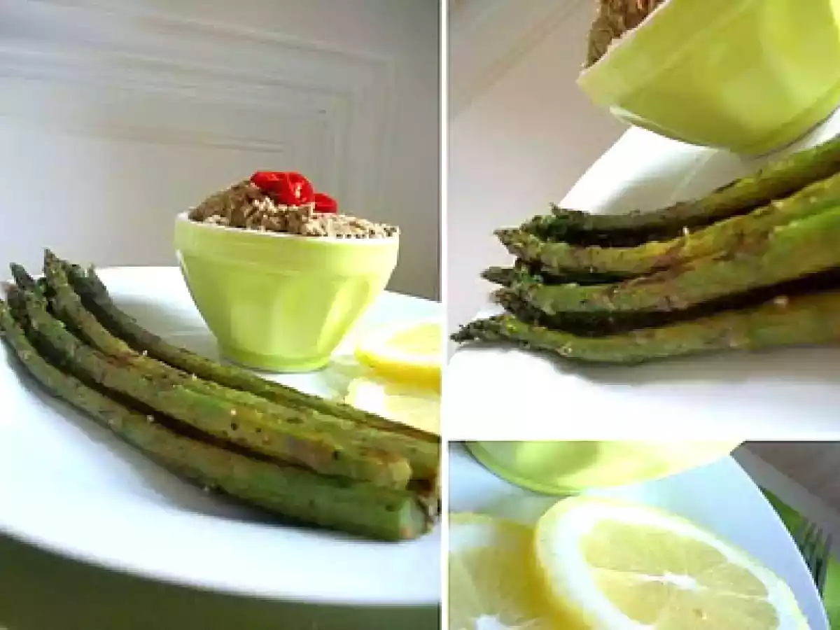 Espargos grelhados com creme tofu - foto 2
