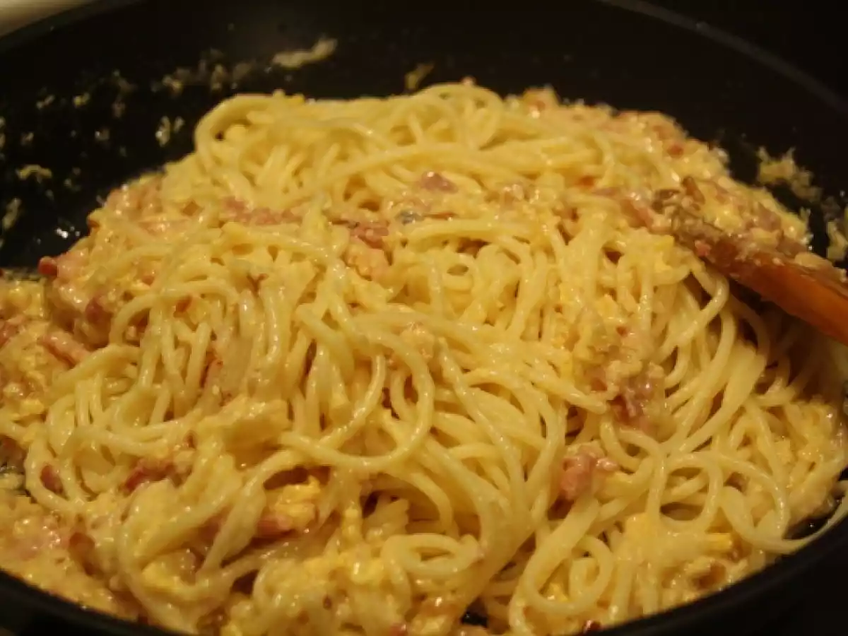 Esparguete à carbonara - foto 7