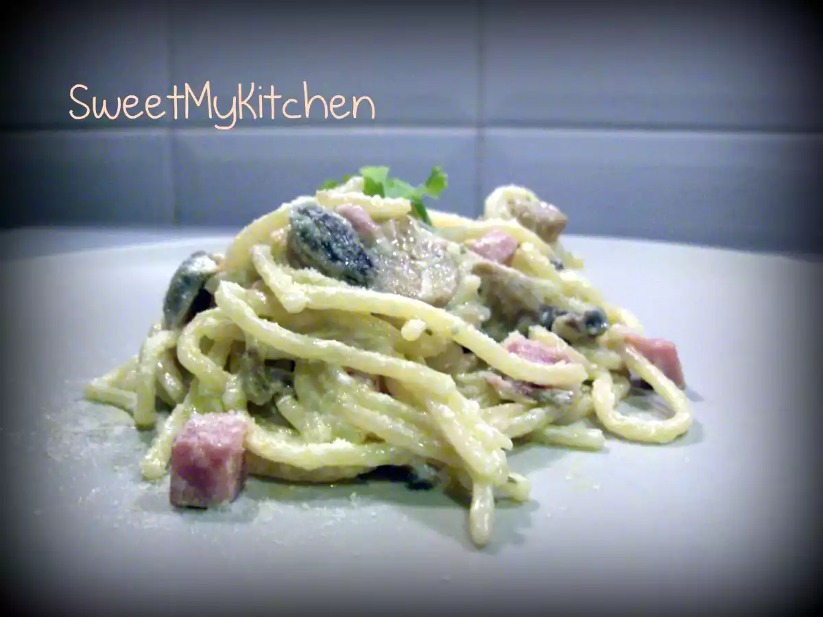 Esparguete à Carbonara - Bimby