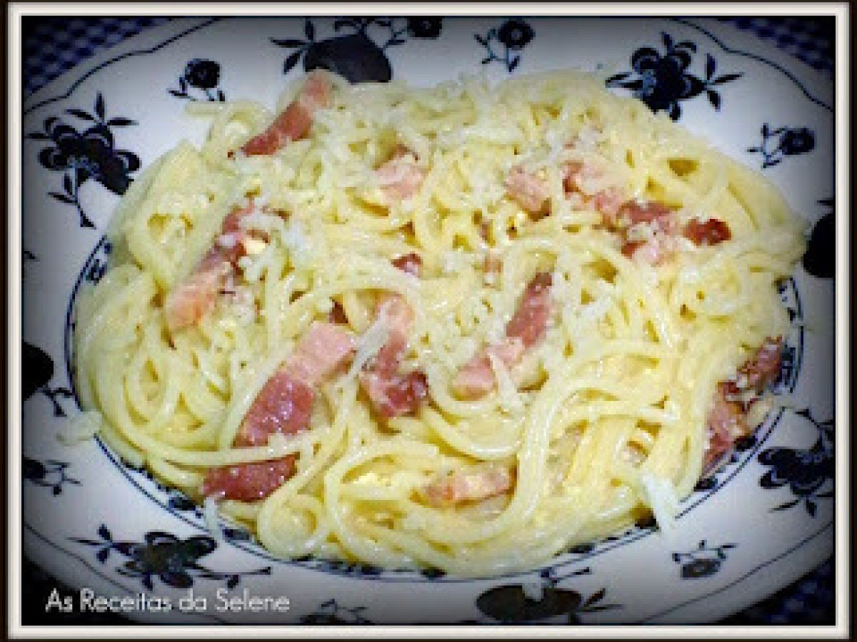 Esparguete à la Carbonara