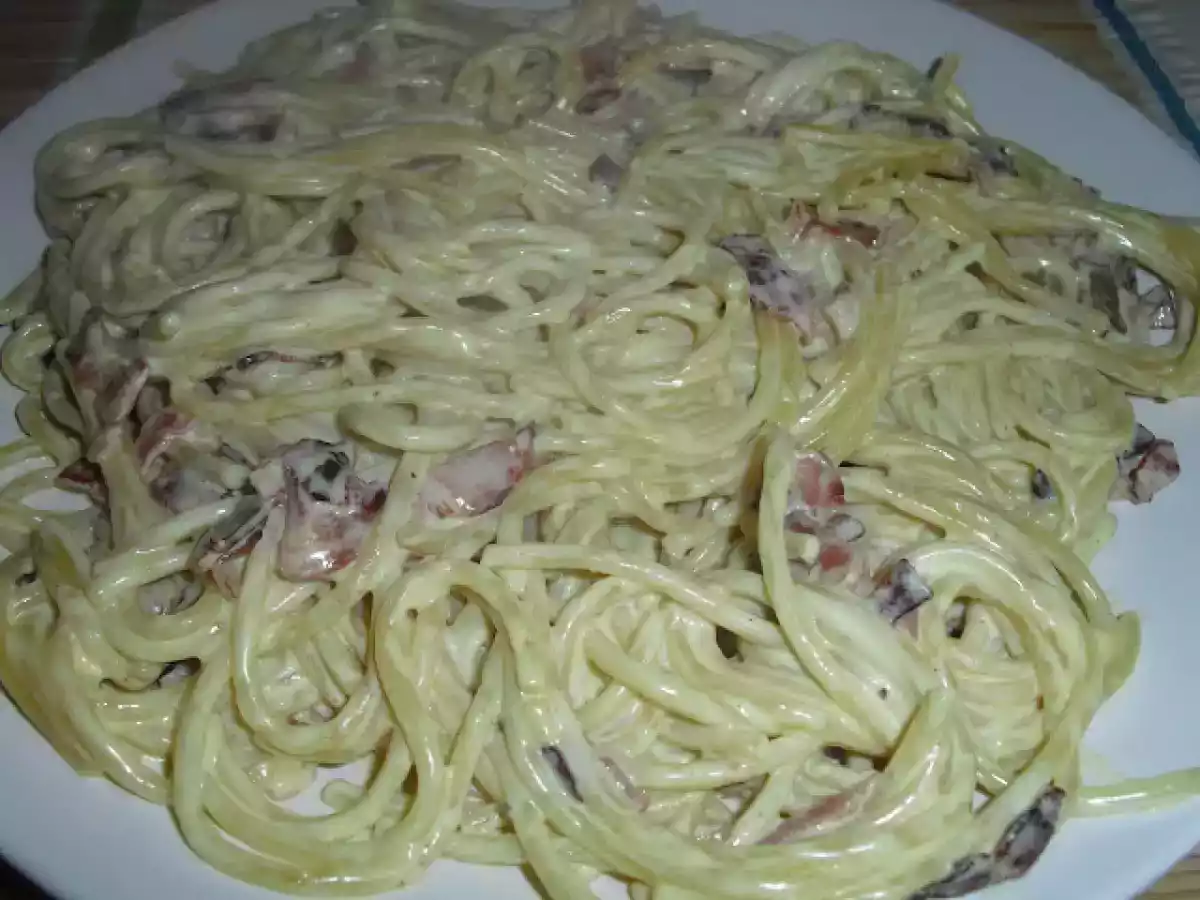 Esparguete carbonara