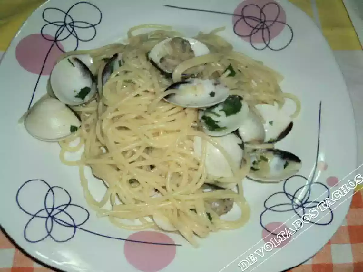 ESPARGUETE COM AMÊIJOA À BOLHÃO PATO