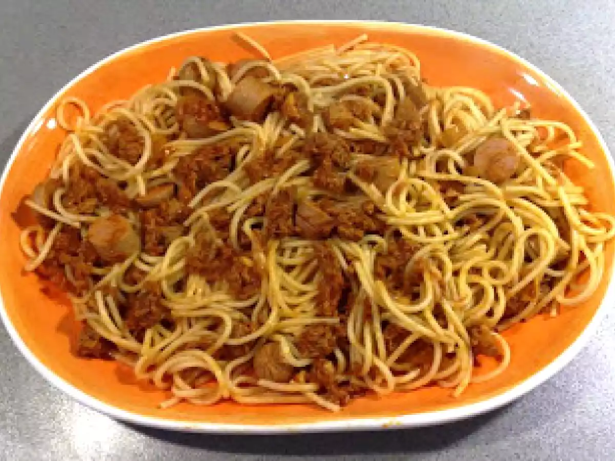 Esparguete com Atum