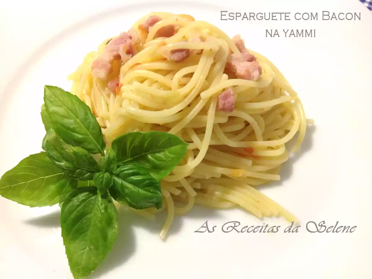 Esparguete com Bacon na Yammi