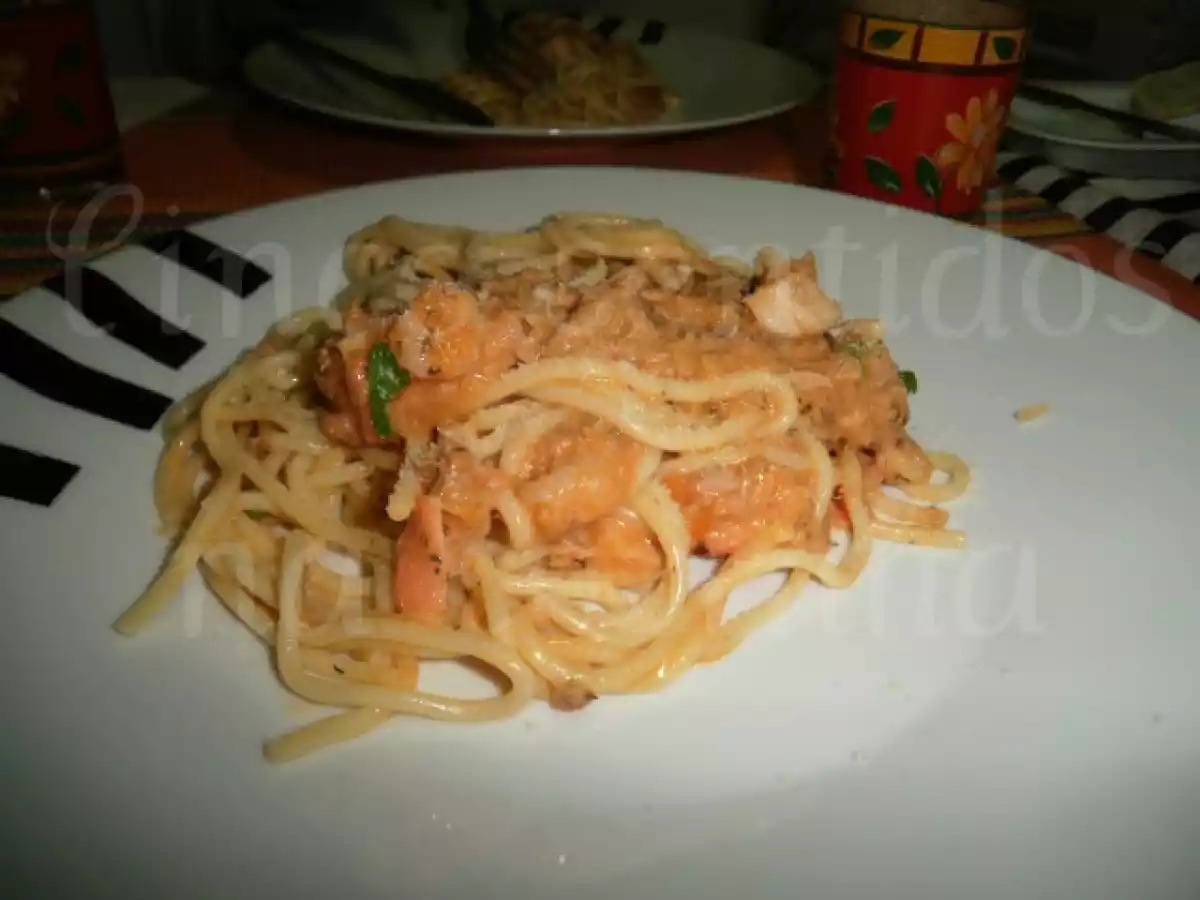 Esparguete com molho cremoso de atum - foto 2