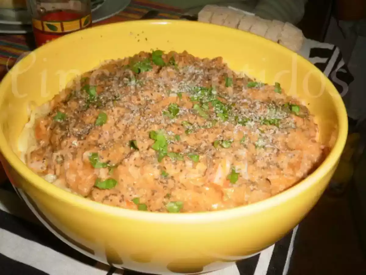 Esparguete com molho cremoso de atum - foto 3