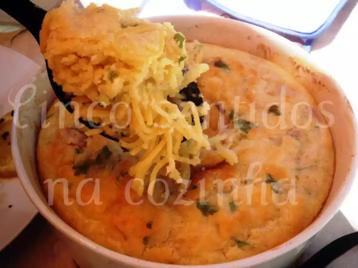 Esparguete no forno com bacon - foto 2