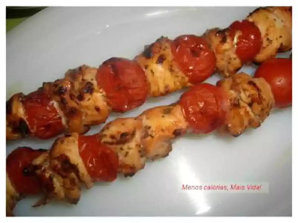Espetadas de Frango com Tomate - foto 2