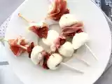 Espetinhos de mussarela, presunto cru e tomate seco, foto 2