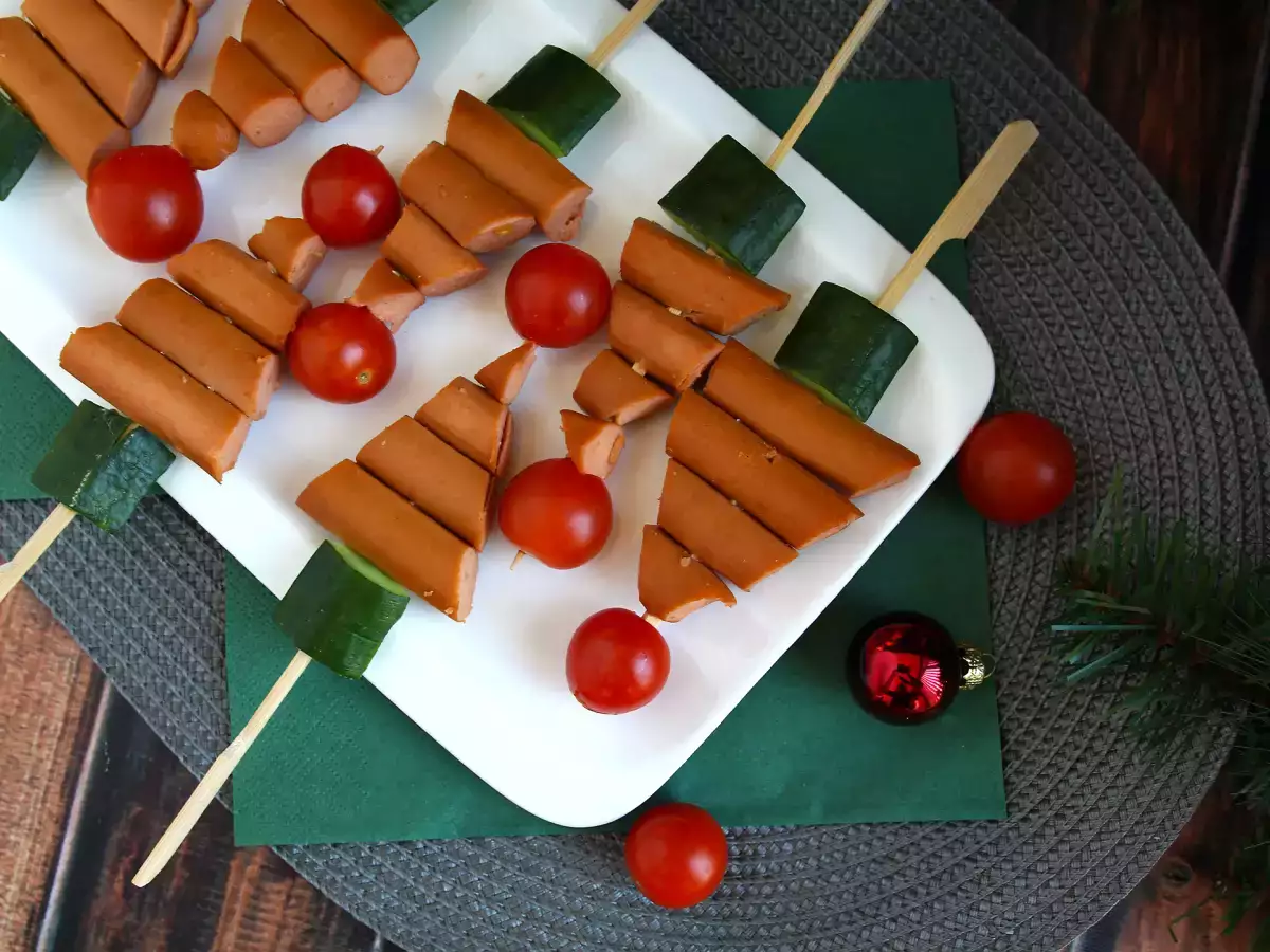 Espeto de salsicha, especial de Natal - foto 2