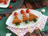 Espeto de salsicha, especial de Natal, foto 3