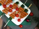 Espeto de salsicha, especial Natal, foto 1