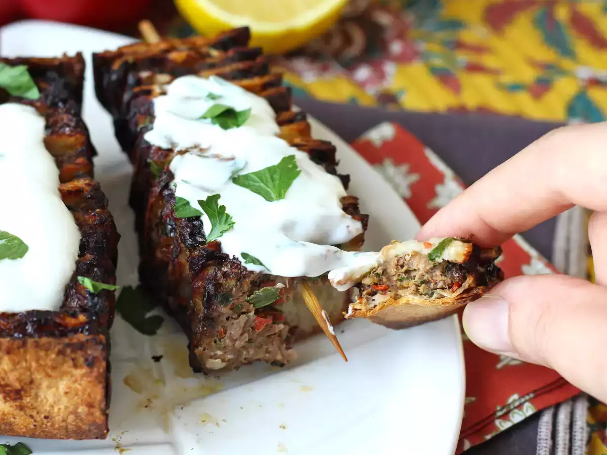 Espetos kebab de tortilha com carne moída na Air Fryer: crocantes e irresistíveis - foto 3