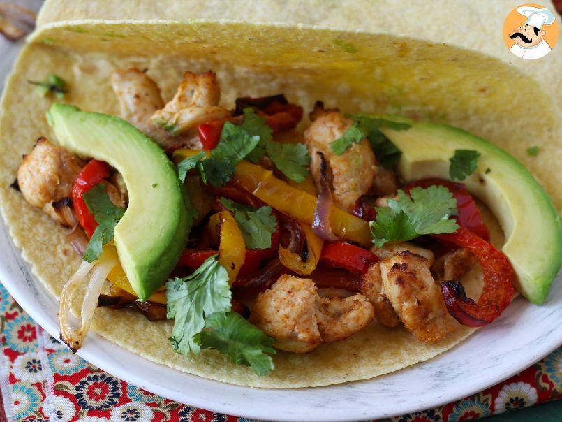 Fajitas de frango e pimentão na Air Fryer - foto 2