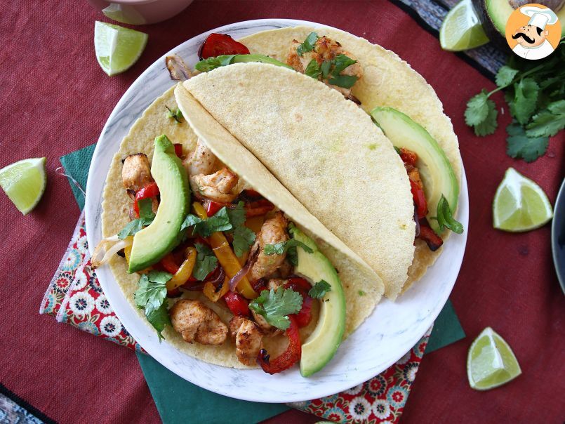 Fajitas de frango e pimentão na Air Fryer - foto 3