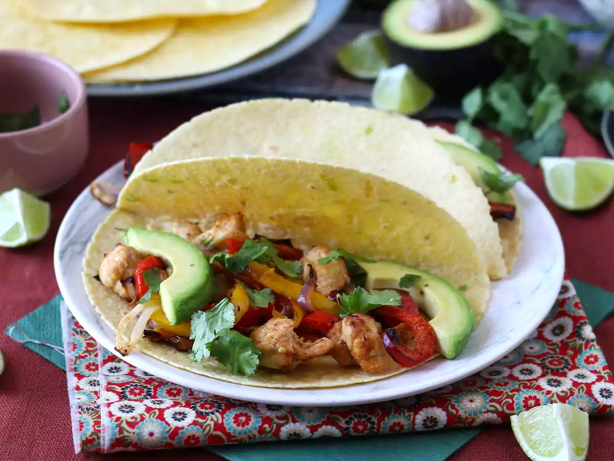 Fajitas de frango e pimentão na Air Fryer - foto 5