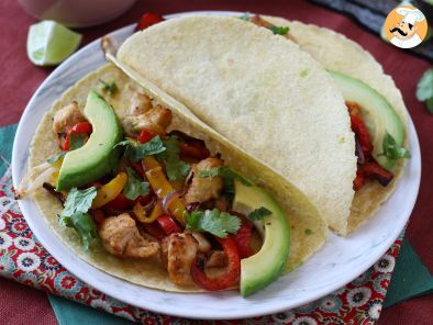 Fajitas de frango e pimentão na Air Fryer