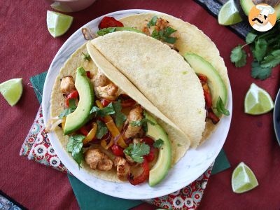 Fajitas de frango e pimentão na Air Fryer - foto 3