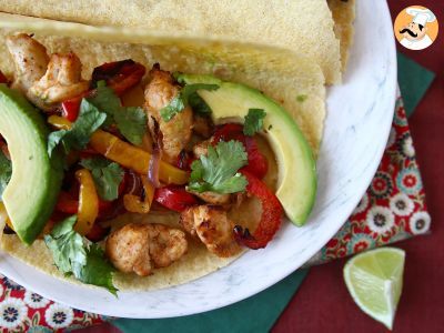 Fajitas de frango e pimentão na Air Fryer - foto 4