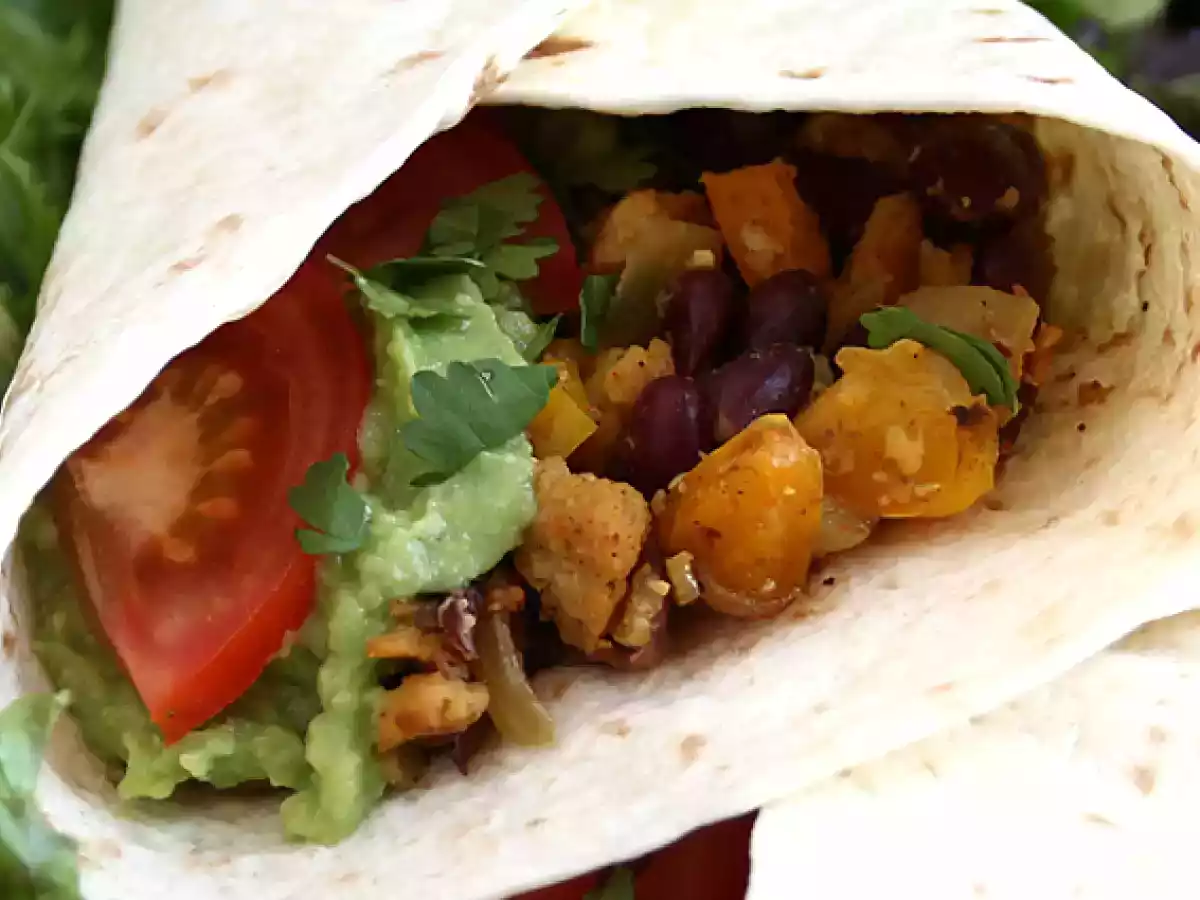Fajitas vegetarianas com soja - foto 2
